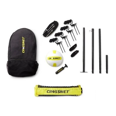 CROSSNET The Original 4 Square Volleyball Net and Backyard Yard Game Complete Set with Carrying Backpack, Ball, and Boundary Lines for Kids and Adults 4 CROSSNET The Original 4 Square Volleyball Net and Backyard Yard Game Complete Set with Carrying Backpack, Ball, and Boundary Lines for Kids and Adults - Image 2