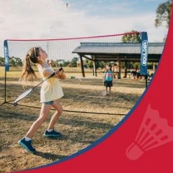 Boulder Sports Co. Boulder Badminton Height-Adjustable Portable Net