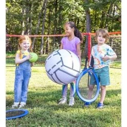 HearthSong Jumbo 3-in-1 Three-Way Game Set Featuring Badminton, Tennis and Volleyball for Kids -Deals Sports Equipment Store unnamed file 3063