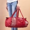 Zodaca 2 Pack Mesh Duffle Bags for Travel, Gym & Sports, Workout Backpack, Red & Blue, 19 x 10 in -Deals Sports Equipment Store unnamed file 3221