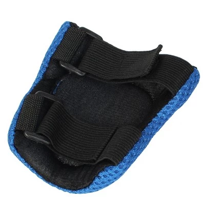 X AUTOHAUX Outdoor Skating Wrist Knee Elbow Pads Blades Guard Support Blue Black Set 6 in 1 7 X AUTOHAUX Outdoor Skating Wrist Knee Elbow Pads Blades Guard Support Blue Black Set 6 in 1 - Image 5