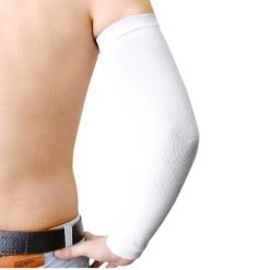 Unique Bargains Elastic Cotton Basketball Sports Arm Sleeve Sun Cover Twist Protection