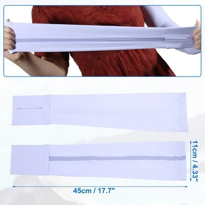 Unique Bargains 1 Pair Cooling Arm Sleeves for Women and Men Sports Arm Sleeve Cover Purple 3 Unique Bargains 1 Pair Cooling Arm Sleeves for Women and Men Sports Arm Sleeve Cover Purple