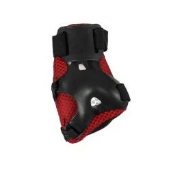 X AUTOHAUX Adjustable Elastic Starp Bands Fastener Palm Elbow Knee Protective Pads Red Black 5.1" x 4.1" -Deals Sports Equipment Store unnamed file 3524