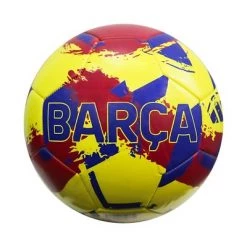 International Soccer FC Barcelona Brush Size 5 Soccer Ball - Yellow