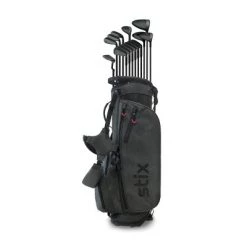 Stix Golf Stiff Flex Complete 14pc Golf Club Set with Bag