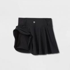 Girls' Knit Performance Skorts - All in Motion™ Black