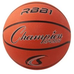 Champion Sports Offical Size Rubber Basketball, Size 7, Pack of 2