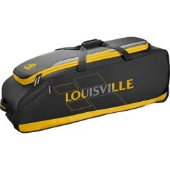 Louisville Slugger Omaha Rig Wheeled Bag Light Gold
