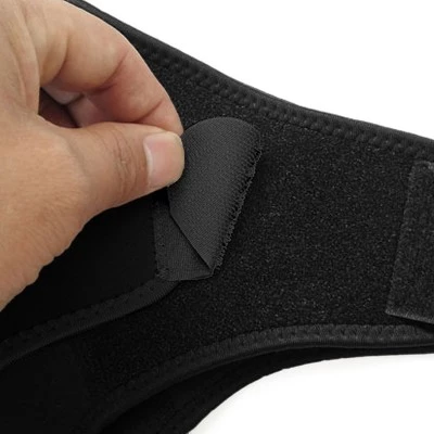 Unique Bargains Black Left Shoulder Sleeves Back Posture Corrector Support Brace Belt 6 Unique Bargains Black Left Shoulder Sleeves Back Posture Corrector Support Brace Belt - Image 4