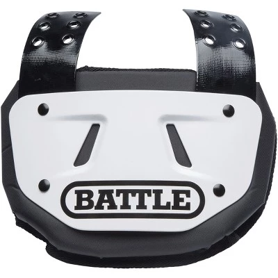 Battle Sports Science Protective Football Back Plate - White/Black 5 Battle Sports Science Protective Football Back Plate - White/Black - Image 3