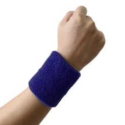 Unique Bargains Cotton Towel Sport Wrist Protector Sweat Absorbent Elastic Comfort Wristband