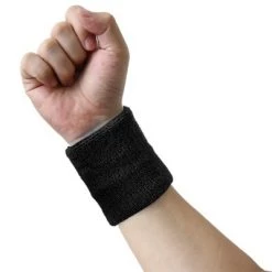 Unique Bargains Cotton Towel Sport Wrist Protector Sweat Absorbent Elastic Comfort Wristband -Deals Sports Equipment Store unnamed file 3780