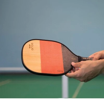 Orca Echo Wood Pickleball Paddle Deluxe Combo Set - Yellow/Orange/Black 4 Orca Echo Wood Pickleball Paddle Deluxe Combo Set - Yellow/Orange/Black - Image 2