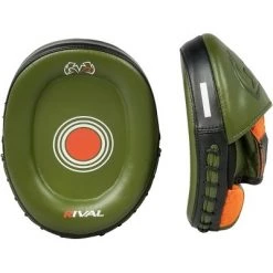 Rival Boxing RPM80 Impulse Punch Mitts - Khaki Green