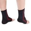 Unique Bargains 1 Pair Dark Gray Red Knitting Ankle Brace Support for Sport Running Basketball -Deals Sports Equipment Store unnamed file 3896