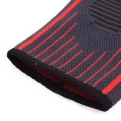 Unique Bargains 1 Pair Dark Gray Red Knitting Ankle Brace Support for Sport Running Basketball -Deals Sports Equipment Store unnamed file 3898