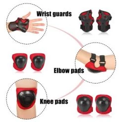 X AUTOHAUX Skateboard Sponge Palm Elbow Knee Support Sports Protective Pads Red Black 5.9" x 5.5" 6 Pcs 10 X AUTOHAUX Skateboard Sponge Palm Elbow Knee Support Sports Protective Pads Red Black 5.9" x 5.5" 6 Pcs -Deals Sports Equipment Store unnamed file 3914