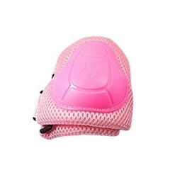 X AUTOHAUX Rose Pink Skating Gear Knee Elbow Pads Wrist Support 5" x 3" x 0.6"