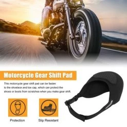 X AUTOHAUX Wear Resistant Motorcycle Gear Shift Pad Shifter Lever Shoe Protective Pads Black 9.06"x5.51" 1 Pc -Deals Sports Equipment Store unnamed file 3921