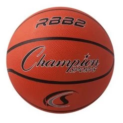 Champion Sports Junior Rubber Basketball, Size 6, Pack of 3