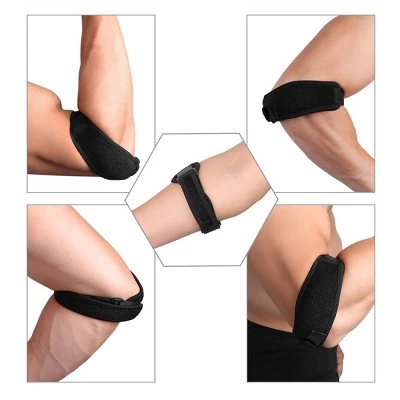 Unique Bargains Sports Tennis Elbow Forearm Brace Support with Compression Pad 4 Unique Bargains Sports Tennis Elbow Forearm Brace Support with Compression Pad - Image 2
