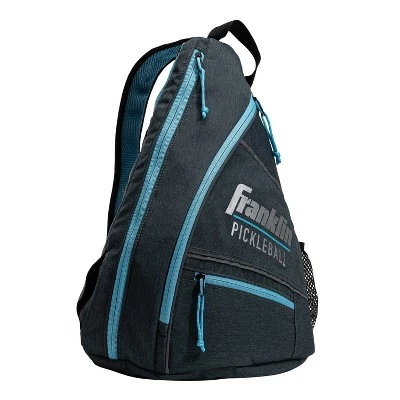Franklin Sports Pickleball Elite Performance Sling Bag - Gray/Blue 3 Franklin Sports Pickleball Elite Performance Sling Bag - Gray/Blue