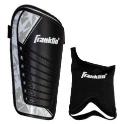 Franklin Sports Field master Shin Guards Black/Silver - M