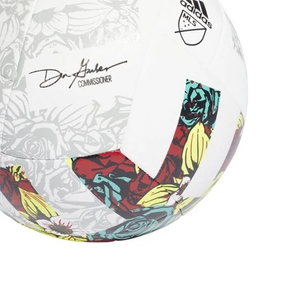 Adidas MLS Train Size 5 Soccer Ball - White 6 Adidas MLS Train Size 5 Soccer Ball - White - Image 4